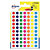 10 Etuis de 420 pastilles adhésives couleur diamètre 8 mm, 7 coloris assortis - 1