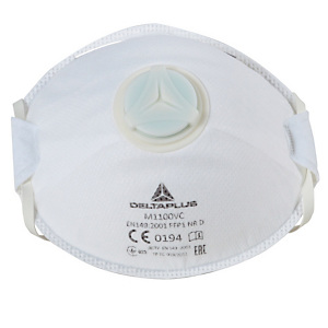 10 maskers M1100V FFP1 met ventiel. 10 maskers M1100V FFP1 met ventiel.