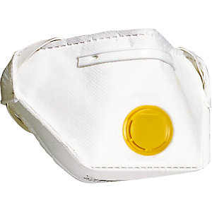 10 masques pliables de protection FFP2 avec soupape, DeltaPlus
