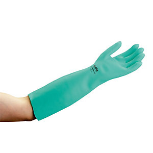 10 paires de gants protection chimique Ultranitril 493 Mapa, taille 10