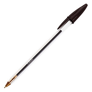 10 stylos-bille Bic® Cristal coloris noir