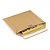 100 braune Karton-Versandtaschen mit Haftklebeverschluss RAJA, 250 x 200 mm - 1