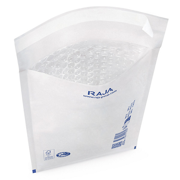 100 buste imbottite in pluriball bianche RAJA 22x33 cm - 1