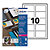 100 cartes de visites  Coloris blanc C32016 Quick & Clean Avery, la boîte - 2