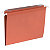 100 dossiers Kraft 220g 1er prix  fond 15 mm pour tiroirs coloris orange - 1