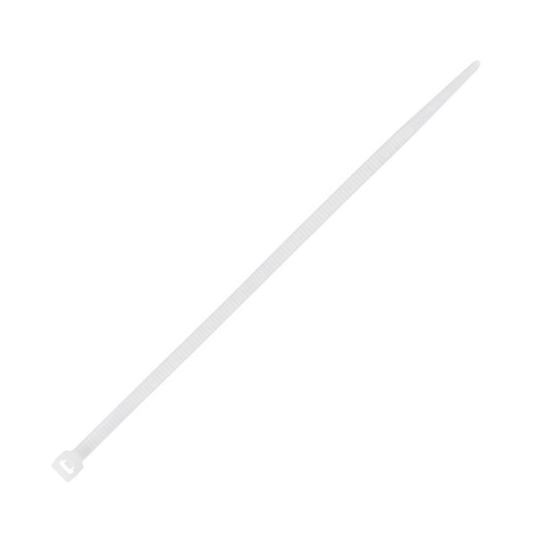 100 fascette autobloccanti monouso nere per sacchetti o cavi 100x2,5mm - 6