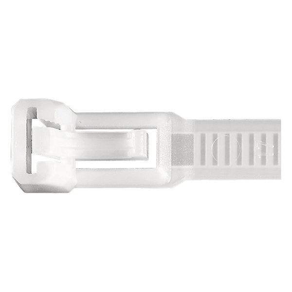 100 fascette autobloccanti riutilizzabili trasparenti 250x7,6mm - 3