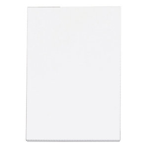 100 fiches bristol unies 10,5 x 14,8 cm  Exacompta coloris blanc, la boîte