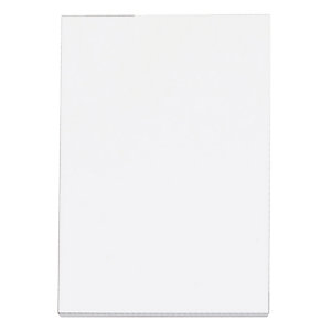 100 fiches bristol unies 14,8 x 21 cm  Exacompta coloris blanc, la boîte