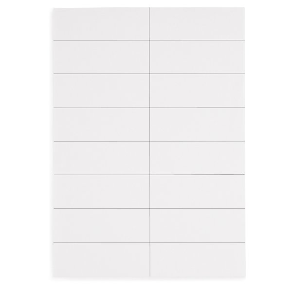 100 fogli da 2 etichette adesive stampabili 199,6x143,5mm MARKIN - 2