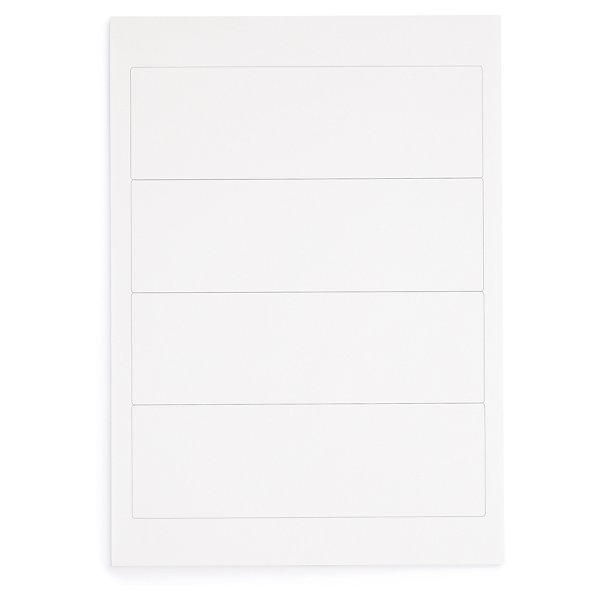 100 fogli da 2 etichette adesive stampabili 199,6x143,5mm MARKIN - 3