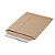 100 Pochettes carton recyclé à ouverture petit côté 26,3x34,8 cm coloris brun, le lot - 1