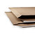 100 Pochettes carton recyclé à ouverture petit côté 26,3x34,8 cm coloris brun, le lot - 3