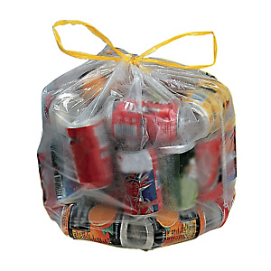 100 sacs poubelle à poignées coulissantes 30 L transparents 100 sacs poubelle à poignées coulissantes 30 L transparents