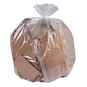 100 sacs transparents standard 160 L 100 sacs transparents standard 160 L
