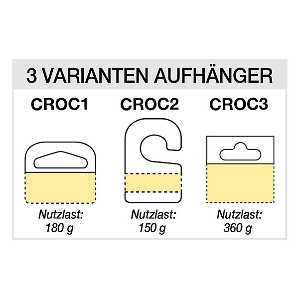 1000 Aufhängenasen (Nutzlast 360 g), 50 x 50 mm - 3