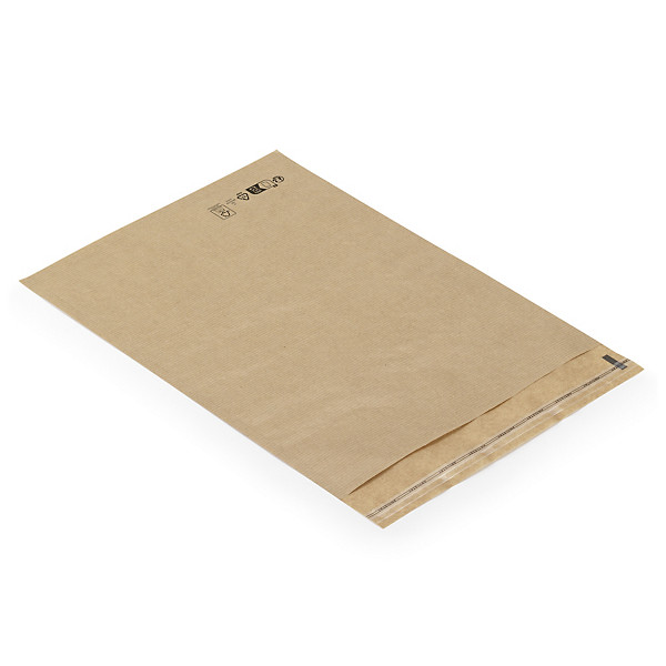 1000 buste in carta kraft con chiusura adesiva 30x45 cm - 1