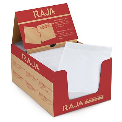 1000 buste portadocumenti adesive trasparenti RAJA 12x11 cm - 1