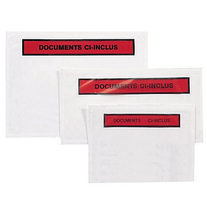 1000 enveloppes auto-adhésives "Documents ci-inclus", 16 x 12 cm C6 - 1