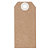 1000 etichette americane in kraft avana senza filo 100x51mm - 1