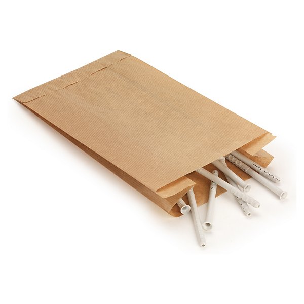 1000 sacchetti in carta economica avana qualità 35g/mq 19x40x12cm - 2