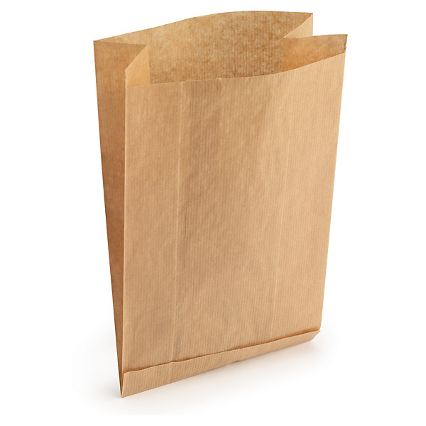1000 sacchetti in carta economica avana qualità 35g/mq 19x40x12cm - 1