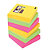 12 blocs notes repositionnables Post-it® Super Sticky Carnival 47,6 x 47,6 mm - 3