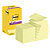 12 blocs recharges notes repositionnables Z-notes Super Sticky Post-it® jaune 76 x 76 mm - 2