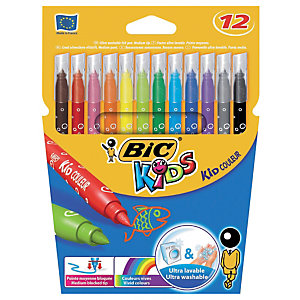 12 feutres de coloriage Bic Kids couleur