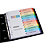 12 intercalaires personnalisables Ready Index Avery format A4 touches numériques carte 190 g - 1