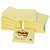12 klassieke blokken Post-it® 76 x 102 mm kleur geel, per set - 2