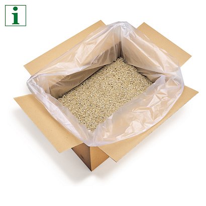 12 micron gusseted polythene bags - 1