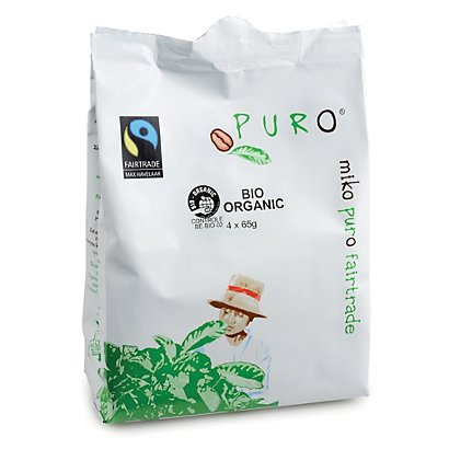 12 paquets de 4 filtres doses café Miko Puro Bio - 1