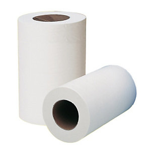 12 witte mini rollen handdoekjes voor centrale afrolling 12 witte mini rollen handdoekjes voor centrale afrolling