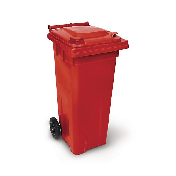 120 litre 2 wheeled wheelie bin, blue - 4