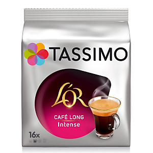 16 doseringen T-Discs Tassimo L'Or intense lange koffie 16 doseringen T-Discs Tassimo L'Or intense lange koffie