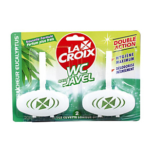 2 blocs avec javel La Croix parfum Eucalyptus 2 blocs avec javel La Croix parfum Eucalyptus