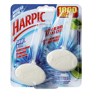 2 blokjes Harpic Hygiëneblokje met bleekwater 2 blokjes Harpic Hygiëneblokje met bleekwater