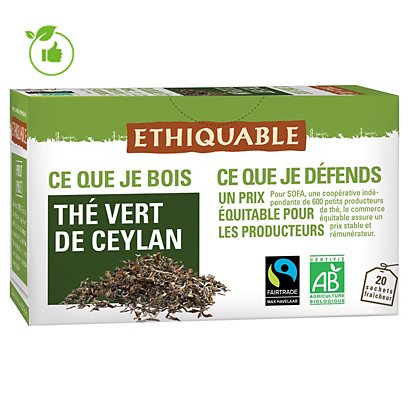 2 pakjes groene thee Ceylan 36 g