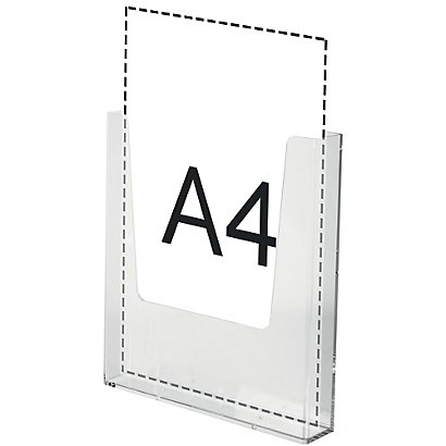 2 présentoirs muraux simple case format A4 - 1