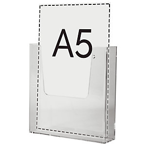 2 présentoirs muraux simple case format A5