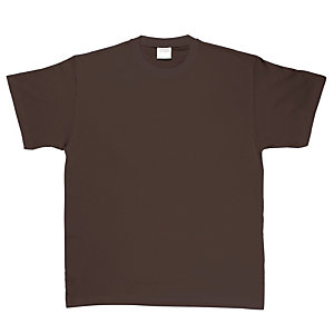 2 T-shirts manches courtes 100% coton noir, taille XL
