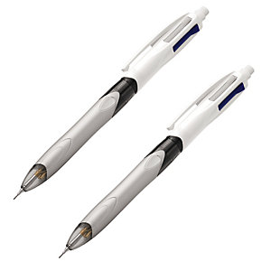2 stylos  4 couleurs 3 billes +1HB Bic