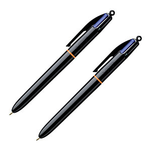 2 stylos-bille BIC 4 couleurs Pro