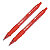 2 stylos-bille Bic® Gel-Velocity coloris rouge - 1