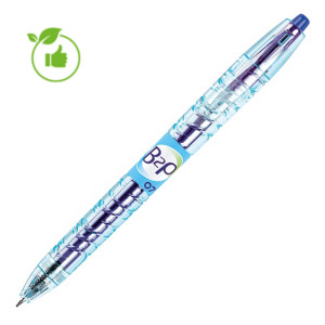 2 stylos-bille Pilot Begreen B2P 07 coloris bleu