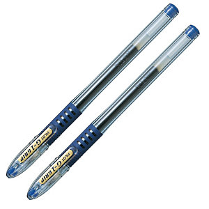 2 stylos bille Pilot G-1 Grip coloris bleu