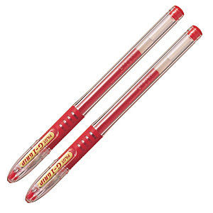 2 stylos-bille Pilot G-1 Grip coloris rouge