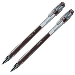 2 stylos-bille Pilot G1-05 coloris noir