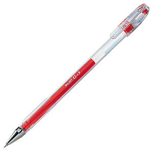2 stylos-bille Pilot G1-05 coloris rouge